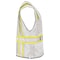 Dome75 Hi-Vis Safety Vest LG/XL Class Non-ANSI/Enhanced Visibility , Zipper 6 Pockets, 2 Mic Tab DV2183 - alternate 3