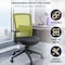 Leisuremod Ingram Office Task Chair with Adjustable Armrests and Swivel and Tilt, Green IO20G - alternate 6
