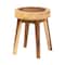 Bali & Pari Jia Suar Wood End Table, Handcrafted Side Table with Live Edg 261-14336-ZORO - alternate 1