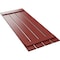 Ekena Millwork True Fit PVC Four Board Spaced Board-n-Batten Shutters, Fire Red , 23W x 35H, PR TFP101SBF23X035BR - alternate 6