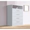 Homeroots 31" White Four Drawer Dresser With Open Shelf 544014 - alternate 4