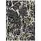Homeroots 3' X 5' Black Ivory And Brown Striped Washable Indoor Outdoor Area Rug 600876 - alternate 4