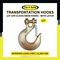 Tie 4 Safe G70 1/2'' Clevis Slip Hooks Tow Chain Hook Flatbed Truck Trailer Tie Down, 2PK FH407-12-2 - alternate 3