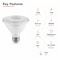Euri Lighting PAR30 Short Neck LED Bulbs, 11W, 975 lm, 75W Eq., 4000K, E26, CEC/JA8/UL, 2PK EP30-11W5040cecs-2 - alternate 3