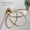 Kibi Circular Bathroom Towel Ring - Brushed Brass KBA1406BB - alternate 4