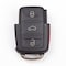 Aks Keys Remote Keys Flip, Fob-Remote, Part, Compatible, with, Volkswagen, 2005, 2006, 2007, 2008, 2009 RC-VW-33C - alternate 1