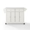Crosley Full Size Stone Top Kitchen Cart KF30005EWH - alternate 4