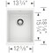 Blanco Bar Sink, 1 bowl, Silgranit, 18.11 in W x 13.75 in L x 7.87 in H 513422 - alternate 3