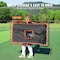 Vevor Baseball And Softball Rebounder Net 3x4.5 ft 2-in-1 Switch Hitter Pitch PDYHTW002 - alternate 3