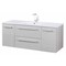 Cutler Silhouette Collection 48 in Wall Mount Bathroom Vanity - 2 Doors, 2 Drawers, White Chocolate FV-W/CHOCOLATE48 - alternate 3