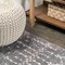 Jonathan Y Moroccan HYPE Boho Vintage Diamond Gray/Ivory 2 ft. x 14 ft. Runner Rug MOH101C-214 - alternate 4