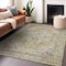 Homeroots 8' X 10' Wheat Terra Cotta And Black Oriental Washable Indoor Outdoor Area Rug 603800 - alternate 6