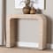 Bali & Pari Yareli Bohemian Woven Natural Grasscloth Raffia Console Table 254-14037-ZORO - alternate 3