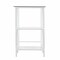Homeroots 42" Clear and White Glass Writing Desk 402045 - alternate 3