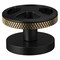 Brizo Litze Widespread Handle Kit, Wheel Matte Black/Luxe Gold HW5332-BLGL - alternate 2