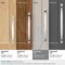 Amerock Highland Ridge 8-13/16 inch 224mm Center-to-Center Polished Chrome Cabinet Pull BP5532826 - alternate 2