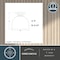 Vaxcel Shelby Semi-Flush Mount Ceiling Light, Matte Black, White Marble Glass Dome, 9.25-In. C0370 - alternate 4