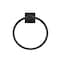 Paradise Bathworks Avalon, Towel Ring, Matte Black 68020 - alternate 3