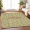 Homeroots 5' X 8' Sage Medallion Washable Indoor Outdoor Area Rug 607411 - alternate 6