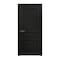Sartodoors Interior Solid French Door 42 x 96 inches, Ego 5012 Painted Black Oak, Single Regular Panel Frame EGO5012ID-CHK-4296 - alternate 1