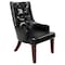 Leisuremod Spruce Collection Modern Wooden Dining Chair in Charcoal Grey SC24CHR - alternate 1