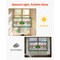 Vevor Stained Glass Tiffany Style Hanging Window Panel with Chain 32 x 17 Inches NC-SG04 - alternate 4