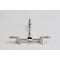 Kingston Brass Two-Handle Wall Mount Bridge Kitchen Faucet, Brushed Nickel KS2448AL - alternate 5