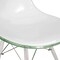 Leisuremod Dover Modern ABS Plastic Dining Side Chair with Metal Base EPC19WG - alternate 4
