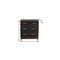 Homeroots 33" Brown and Black Solid Wood Three Drawer Chest 524118 - alternate 3