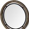 Homeroots 24" Brown And Black Round Metal And Wood Framed Accent Mirror 376407 - alternate 3