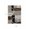 Homeroots 9' X 12' Pewter Gray And Black Geometric Washable Indoor Outdoor Area Rug 612591 - alternate 4