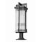 Z-Lite Fortis Sand Black 2 Light Outdoor Pier Mounted Fixture 5031PHBR-533PM-BK - alternate 5