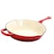 Crock-Pot Artisan 12 Inch Enameled Cast Iron Skillet in Scarlet Red 126355.01 - alternate 3