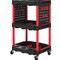 Wrightmaster 22.2 in. Tool Cart with 9 Storage Holes, 2 Side Shelves, 6 Removable Partitions, 2 Casters w/Brake ZOR-P412713 - alternate 1