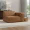 Homeroots 44" Brown Leather Modular Sofa 641027 - alternate 5