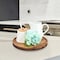 Megachef 10 Inch Acacia Wood Lazy Susan Tray 750122145M - alternate 4