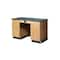 Diversified Spaces Instructor's Desk, Oak, Wood Frame, 60 in W, Black/Red 1216KF-R - alternate 1
