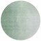 Homeroots 8' Artichoke Green And Fern Green Round Abstract Washable Indoor Outdoor Area Rug 588222 - alternate 3