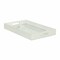 Homeroots 16in White Silver Rectangular Wood Handmade Tray With Handles 483295 - alternate 3