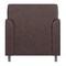Flash Furniture HERCULES Diplomat Brown LeatherSoft Chair with Clean Line-Stitched Frame and Chrome Legs BT-827-1-BN-CHR-GG - alternate 5