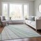 Homeroots 5' X 8' Ivory Blue And Green Striped Washable Indoor Outdoor Area Rug 614990 - alternate 8