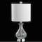 Jonathan Y Playa 21" Metal/Crackled Glass LED Table Lamp, Chrome JYL4035A - alternate 4