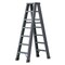 Wrightmaster 6.7 ft. Aluminum Step Ladder, 10 ft. Reach w/Double-Reinforced Pedal, 300 lb. Capacity ZoroHRZJ7B - alternate 1