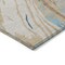 Homeroots 8' X 10' Beige Teal Blue And Ivory Abstract Washable Indoor Outdoor Area Rug 600207 - alternate 4