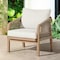 Alaterre Furniture Alaterre Lusso Outdoor Patio Chair with Cushions and Rope Accent Natural Finish Design 80-OUTD-LUSSO-CH - alternate 4
