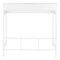 Homeroots 47" White Wood and Metal Computer Desk 490000 - alternate 3
