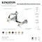 Kingston Brass Two-Handle Wall Mount Bridge Kitchen Faucet, Oil Rubbed Bronze KS3255PX - alternate 3