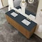 James Martin Vanities Laurent 72" Double Vanity, Honey Oak w/ 3 CM Charcoal Soapstone Silestone Top 545-V72-HNO-3CSP - alternate 6