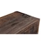 Homeroots 100in Dark Brown Distressed Reclaimed Wood Sideboard with Six Doors 521429 - alternate 4