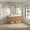 James Martin Vanities 60 in. Single Vanity, Light Natural Oak, w/Single Hole 3 CM White Zeus Quartz Top & Backsplash 330-V60S-LNO-1WZ - alternate 4